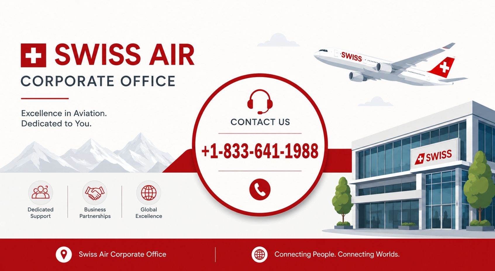 Swiss Air Corporate Office +1-833-641-1988